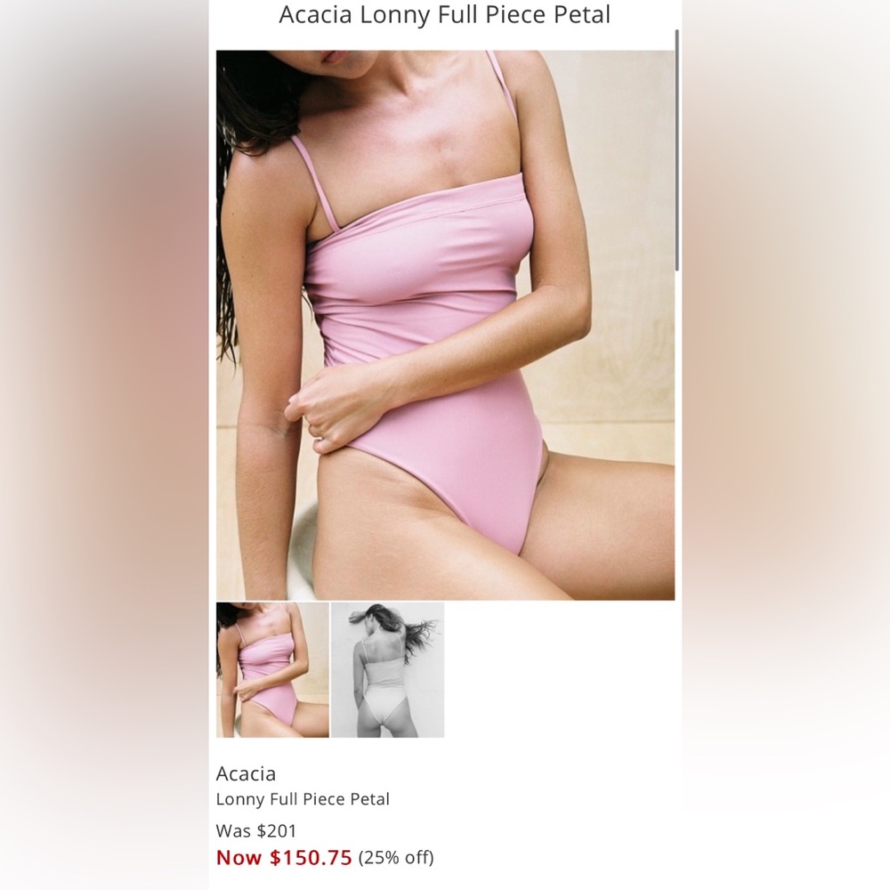 Acacia Lonny one piece swim suit